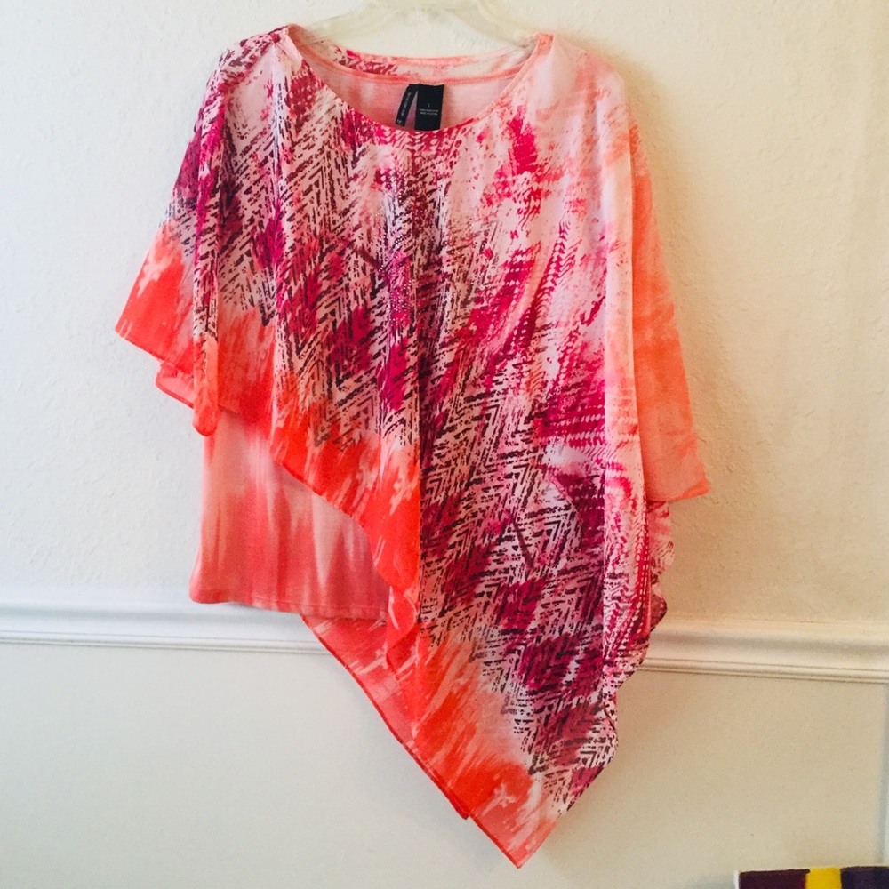 Poncho blouse
